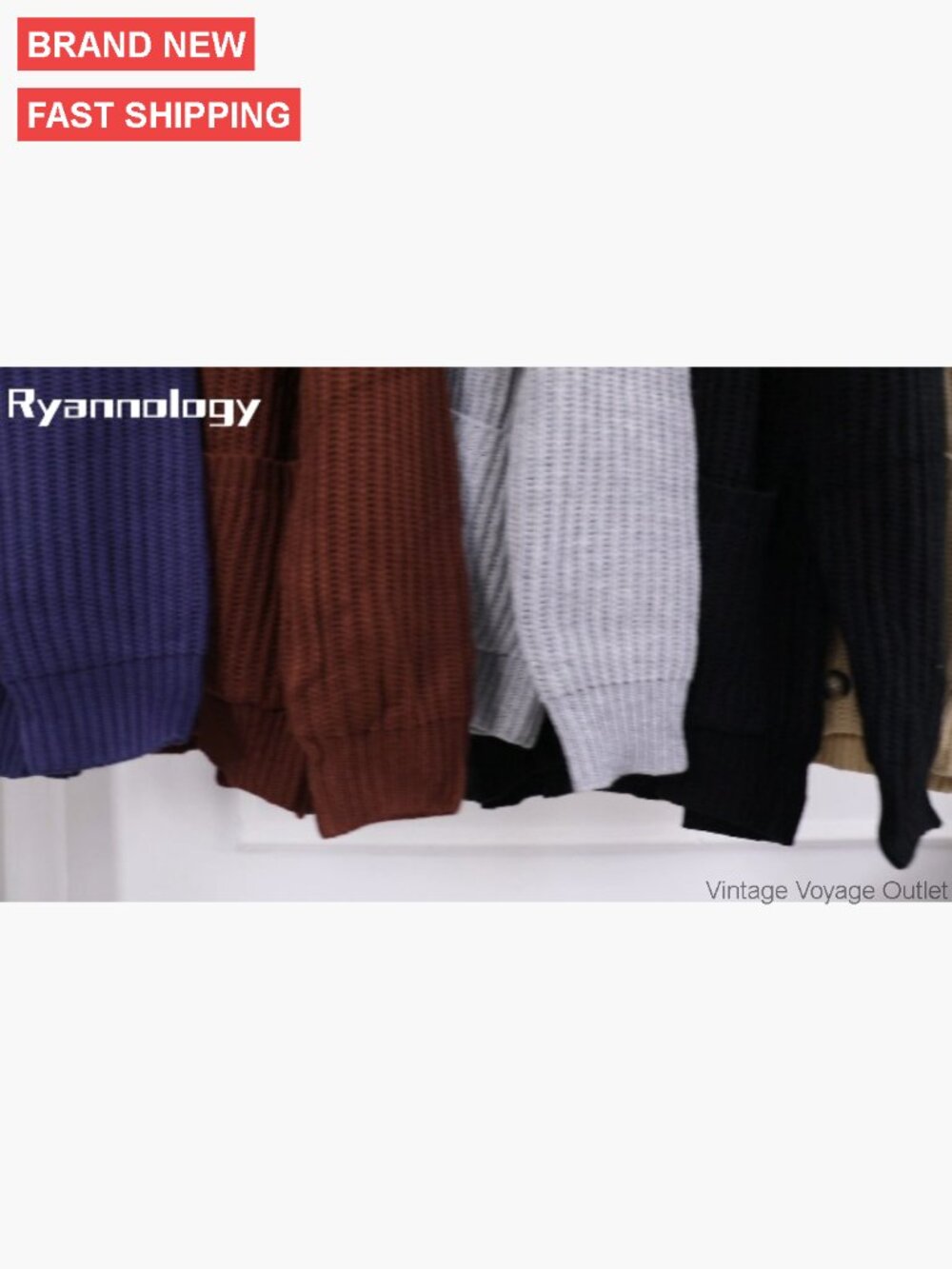 Men's Cable Knit Shawl Collar Cardigan Sweater with Pockets - Picture 7 of 7